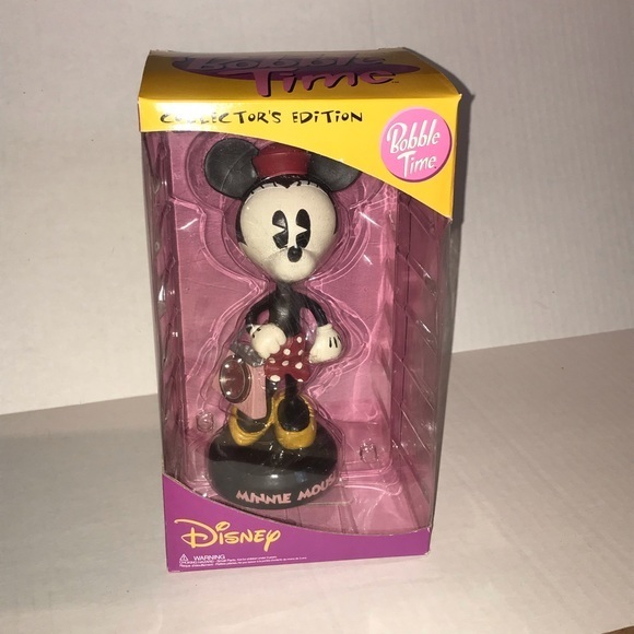 Disney Bobble Time‎ Collector’s Edition Minnie Mouse With Clock - Picture 1 of 11